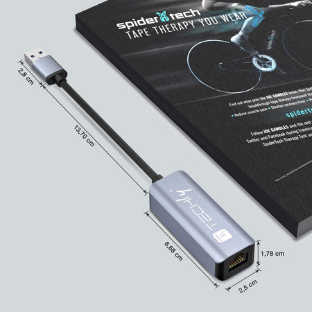 Adattatore Convertitore USB 3.0 tipo A a RJ45 Gigabit