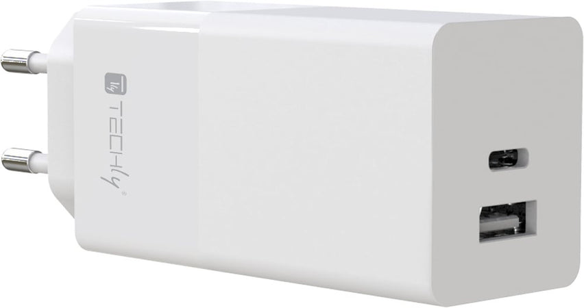 Caricatore Alimentatore USB-C&trade e USB-A da Muro 100W per Smartphone o Tablet