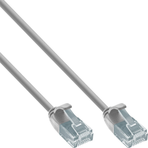 Cavo Patch di Rete Cat.6 UTP Slim 0,25m Grigio