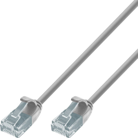 Cavo Patch di Rete Cat.6 UTP Slim 0,25m Grigio