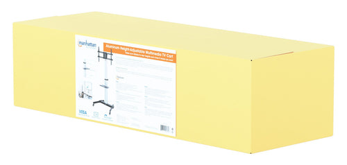 Carrello TV 37''-86'' Multimediale in Alluminio Regolabile in Altezza