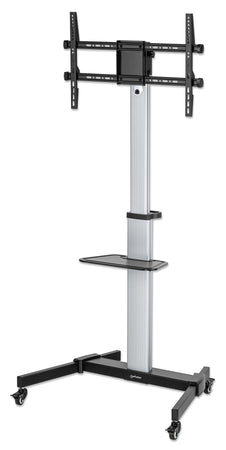 Carrello TV 37''-86'' Multimediale in Alluminio Regolabile in Altezza