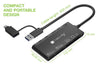 Lettore di Memorie SD 7 in 1 USB 3.0 tipo A e USB-C&trade