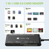 Lettore di Memorie SD 7 in 1 USB 3.0 tipo A e USB-C&trade