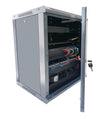 Armadio Rack 19'' a Muro 15 Unità P.450 mm Flat Pack Grigio
