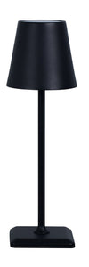 Lampada da Tavolo LED Senza Fili USB-C&trade Dimmerabile in Metallo Nero