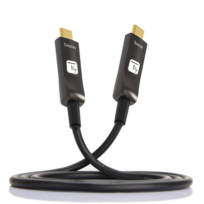 Cavo Audio/Video Ottico Attivo USB-C&trade M/M AOC Fibra Ottica 4K 20m