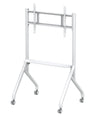 Supporto Mobile da Pavimento Multifunzione per TV LCD/LED/Plasma 55-86'' Bianco