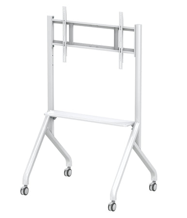 Supporto Mobile da Pavimento Multifunzione per TV LCD/LED/Plasma 65-100'' Bianco