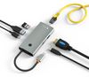 Docking Station Multifunzione Hub USB-C&trade 6 in 1 con interruttore