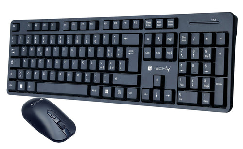 Kit Tastiera Standard e Mouse Wireless 2.4GHz
