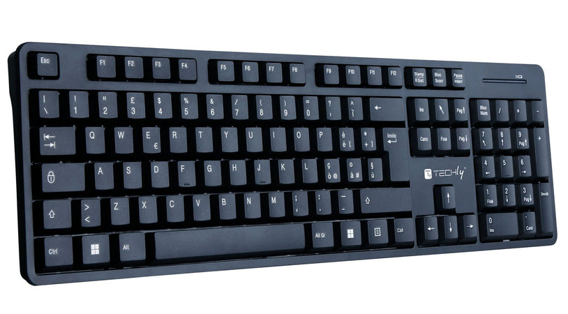 Kit Tastiera Standard e Mouse Wireless 2.4GHz