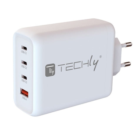 Caricatore Alimentatore GaN 3 porte USB-C&trade e 1 USB-A da Muro 140W