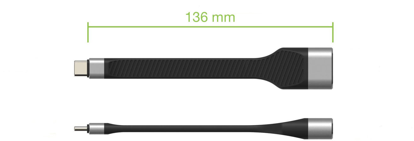 Cavo Corto Piatto USB-C&trade Maschio a HDMI Femmina FPC 13,6 cm