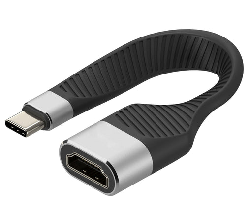 Cavo Corto Piatto USB-C&trade Maschio a HDMI Femmina FPC 13,6 cm