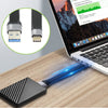 Cavo Corto Piatto USB-C&trade Maschio a USB-A Maschio Ricarica Rapida FPC 12 cm