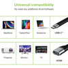 Cavo Corto Piatto USB-C&trade Maschio a HDMI Femmina FPC 13,6 cm