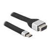 Cavo Corto Piatto USB-C&trade Maschio a VGA Femmina FPC 11,95 cm