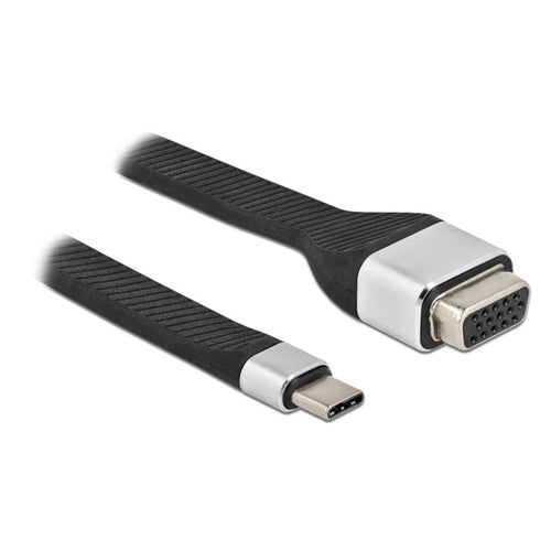 Cavo Corto Piatto USB-C&trade Maschio a VGA Femmina FPC 11,95 cm