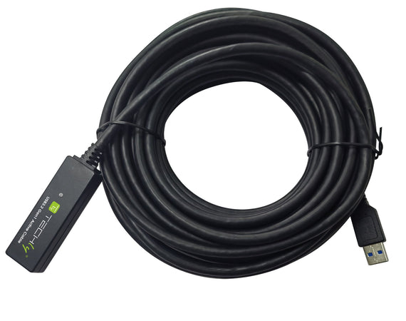 Cavo Prolunga Attivo USB3.2 SuperSpeed+ Estensore di Segnale 10m Nero