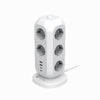 Multipresa da Tavolo Torretta di Alimentazione 11 Prese Schuko 2 USB-A e 2 USB-C&trade