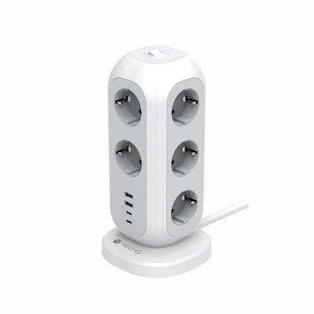 Multipresa da Tavolo Torretta di Alimentazione 11 Prese Schuko 2 USB-A e 2 USB-C&trade