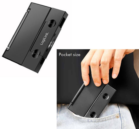 Lettore di Memorie USB 3.2 Gen1 2 in 1 con Custodia Card