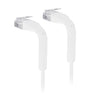 Cavo Slim Patch di Rete Pieghevole in Rame Cat.6A U/UTP 0,5m Bianco