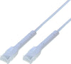 Cavo Slim Patch di Rete Pieghevole in Rame Cat.6A U/UTP 5m Bianco