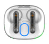 Auricolari Wireless Bluetooth v5.3 Custodia di Ricarica con Display Bianco