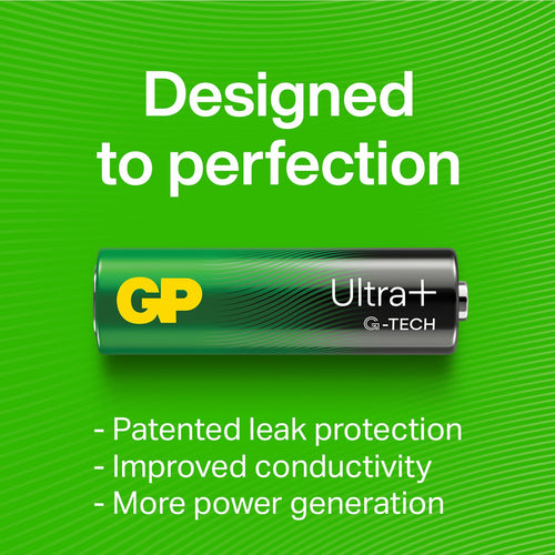 Confezione 10 Batterie GP Ultra Plus Alcaline Ministilo AAA 24AUP/LR03