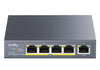 Unmanaged Switch Gigabit POE+ 5 porte, GS1005P