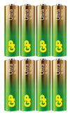 Confezione 8 Batterie GP Ultra Alcaline Stilo AA 15AU/LR6