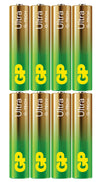 Confezione 8 Batterie GP Ultra Alcaline MiniStilo AAA 24AU/LR03