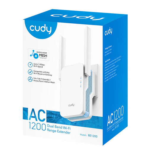 Extender WiFi Dual Band Booster Wireless AC1200, RE1200