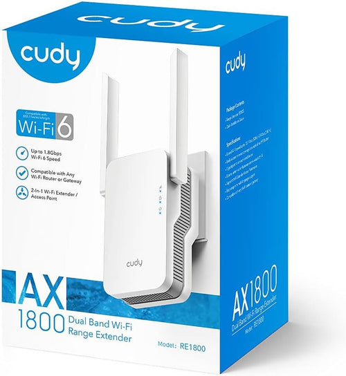 Extender WiFi Dual Band Booster Wireless AX1800, RE1800