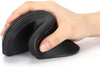 Mouse Verticale Ottico Ergonomico Wireless Nero