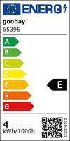 Lampadina LED E27 Bianco Caldo 4W con Filamento Classe E Trasparente