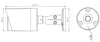 Telecamera IP Bullet IR H.265 da 8MP Rilevamento Basato su AI, DGM8109SVAT