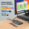 Box Esterno Duplicatore Clone Offline USB3.2 Gen 2x2 USB-C&trade M.2 PCIe NVME 20 Gbps