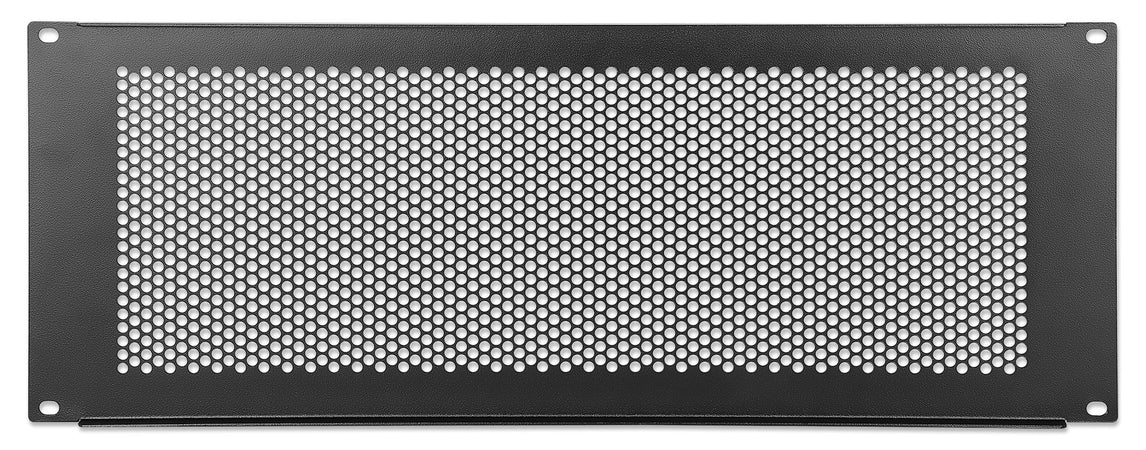 Pannello Cieco Ventilato per Armadi Rack 19'' 4U Nero