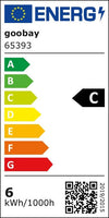 Lampadina LED Candela E14 Bianco Caldo 6W Filamento Classe C