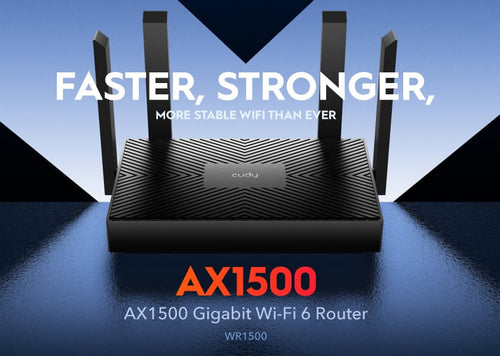 Smart Router WiFi 6 Dual-Band AC1500, WR1500