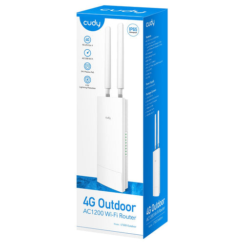 Router Wi-Fi 4G Cat4 AC1200 da Esterno, LT500 Outdoor