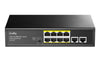 Switch PoE+ 10/100M a 8 Porte con 2 Porte Uplink, FS1010P