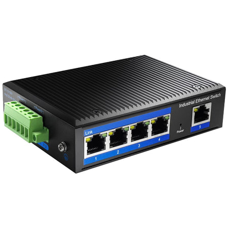 Switch Industriale Gigabit 5 Porte, IG1005