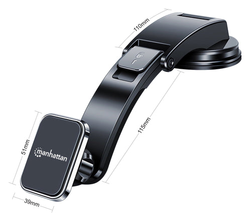 Stand Smartphone da Cruscotto dell'auto con Supporto Magnetico
