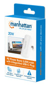 Power Bank PD 5000 mAh con Presa USB-C&trade Integrata 20W Bianco