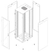 Armadio Rack NextGen 19'' 600x800 20U Grigio
