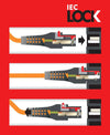 Cavo Prolunga C20 180° a C19 180° con Blocco IEC 1m